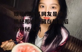 娱乐圈吃瓜网友是谁,揭秘那些隐藏在屏幕后的神秘人物