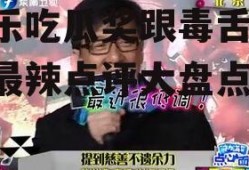 娱乐吃瓜奖跟毒舌,年度最辣点评大盘点