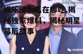 娱乐圈大瓜在哪吃,揭秘独家爆料，揭秘明星幕后故事