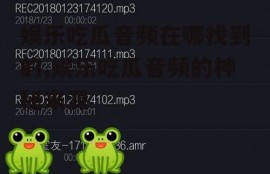 娱乐吃瓜音频在哪找到的,娱乐吃瓜音频的神秘来源