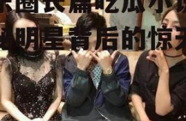 娱乐圈长篇吃瓜小说,揭秘明星背后的惊天秘密