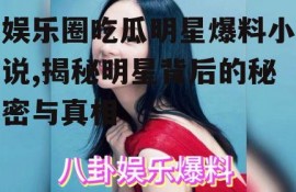 娱乐圈吃瓜明星爆料小说,揭秘明星背后的秘密与真相