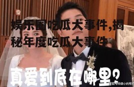 娱乐圈吃瓜大事件,揭秘年度吃瓜大事件