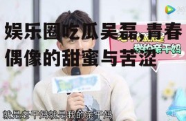 娱乐圈吃瓜吴磊,青春偶像的甜蜜与苦涩