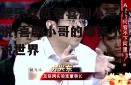 娱乐吃瓜君喜剧小哥小说,喜剧小哥的爆笑小说世界