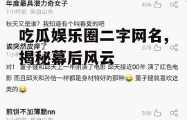 吃瓜娱乐圈二字网名,揭秘幕后风云