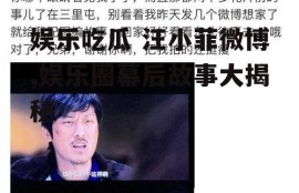 娱乐吃瓜 汪小菲微博,娱乐圈幕后故事大揭秘