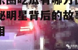 娱乐圈吃瓜有哪方面,揭秘明星背后的故事与真相