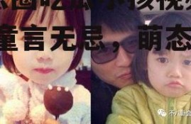 娱乐圈吃瓜小孩视频合集,童言无忌，萌态百出