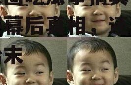 娱乐圈吃瓜事情真相,揭秘幕后真相，还原事件始末