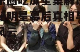 娱乐圈吃瓜全集解说,揭秘明星幕后真相与八卦风云