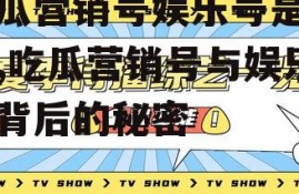 吃瓜营销号娱乐号是什么,吃瓜营销号与娱乐号背后的秘密
