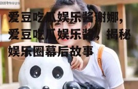 爱豆吃瓜娱乐酱谢娜,爱豆吃瓜娱乐酱，揭秘娱乐圈幕后故事