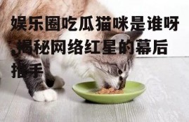 娱乐圈吃瓜猫咪是谁呀,揭秘网络红星的幕后推手