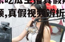 娱乐吃瓜主播真假辨别视频,真假视频辨析指南