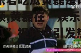 娱乐君吃瓜黄磊是谁呀视频,黄磊在“娱乐君吃瓜”视频中引发热议