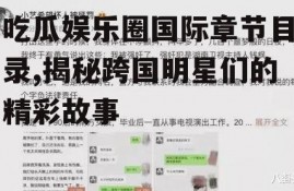 吃瓜娱乐圈国际章节目录,揭秘跨国明星们的精彩故事