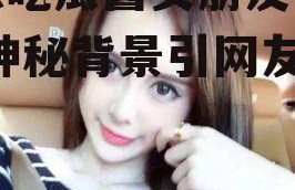 娱乐吃瓜酱女朋友什么系,神秘背景引网友热议