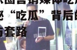 娱乐圈营销媒体吃瓜,揭秘“吃瓜”背后的真相与套路