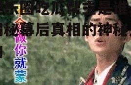 娱乐圈吃瓜帮主是谁,揭秘幕后真相的神秘人物