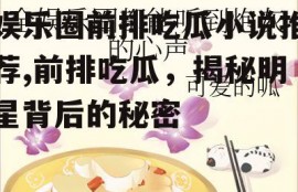 娱乐圈前排吃瓜小说推荐,前排吃瓜，揭秘明星背后的秘密